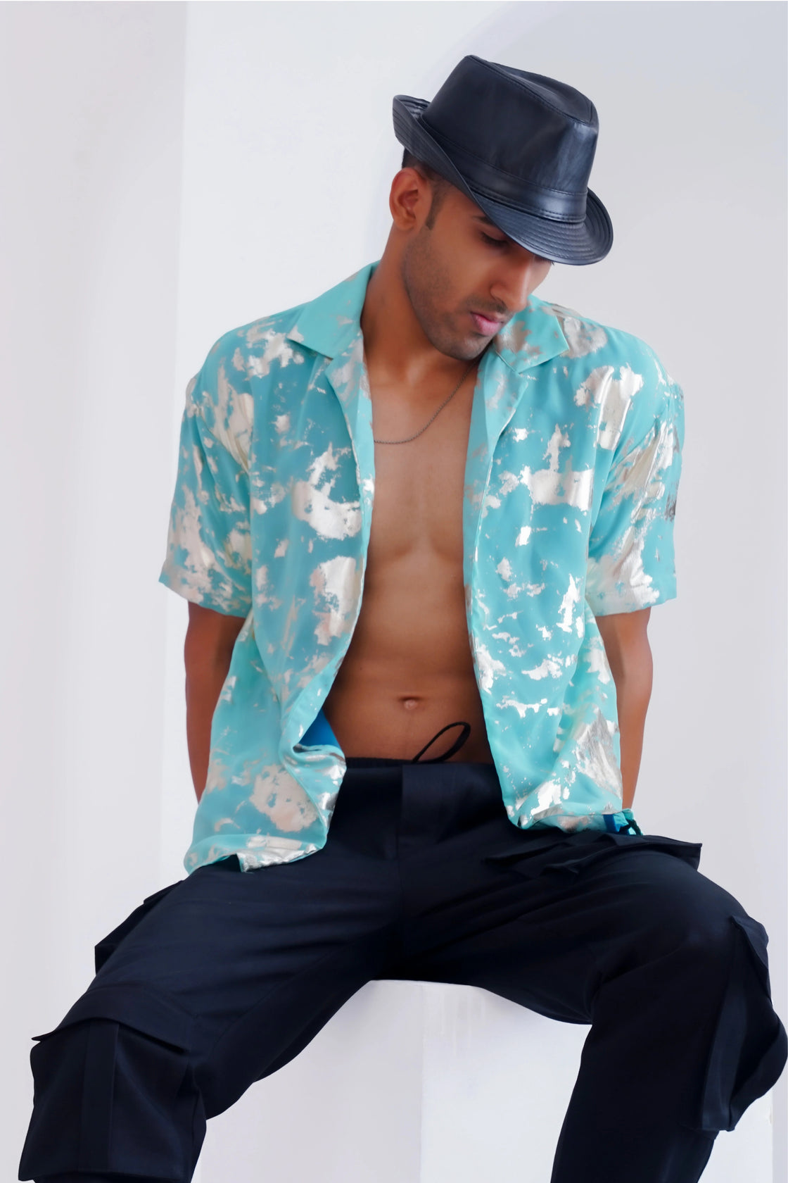 The radiant shirt - Turquoise Blue