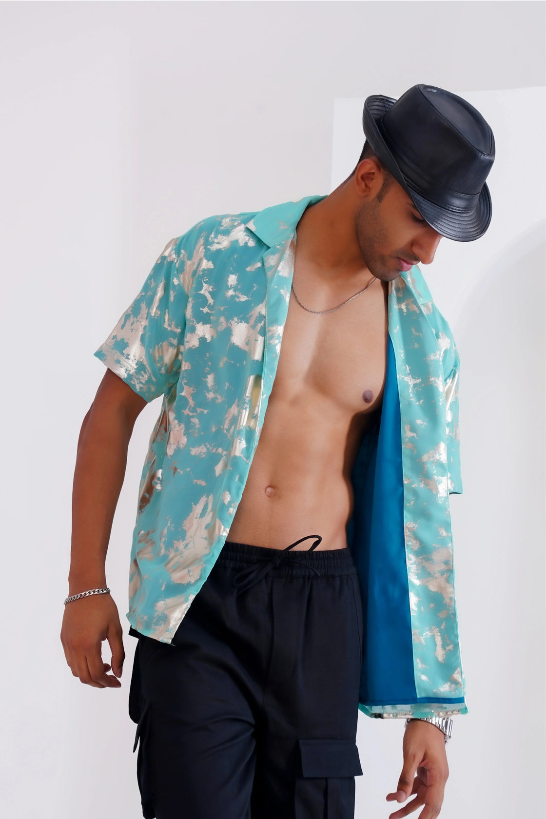 The radiant shirt - Turquoise Blue