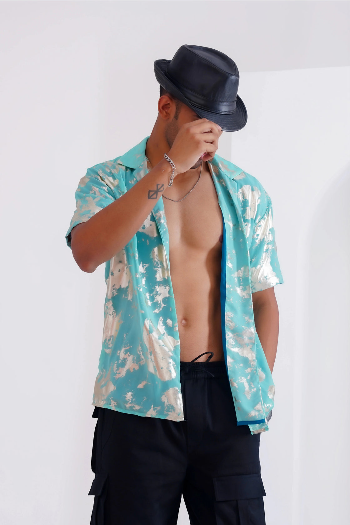 The radiant shirt - Turquoise Blue