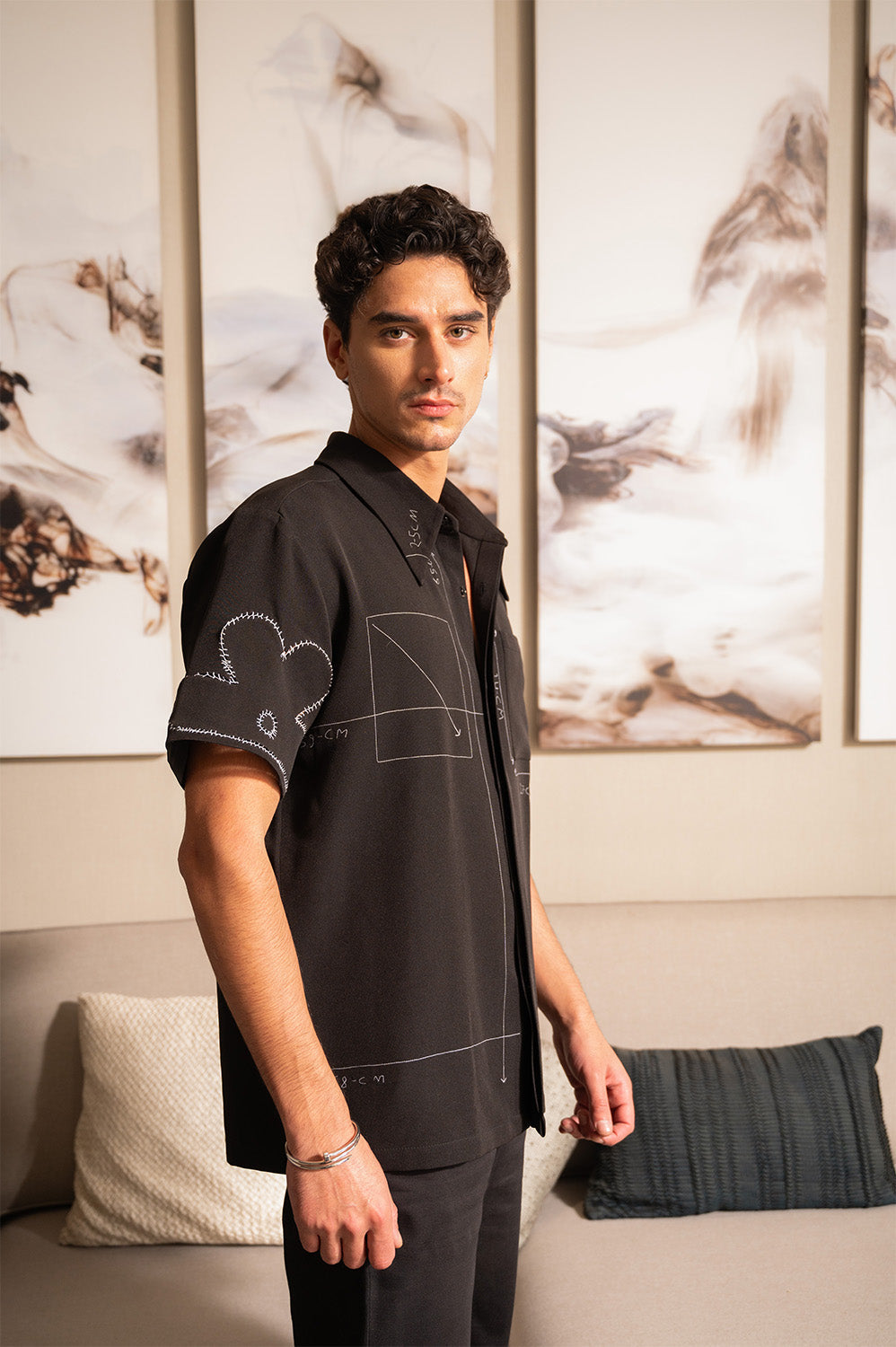 The Geometry Shirt - Black