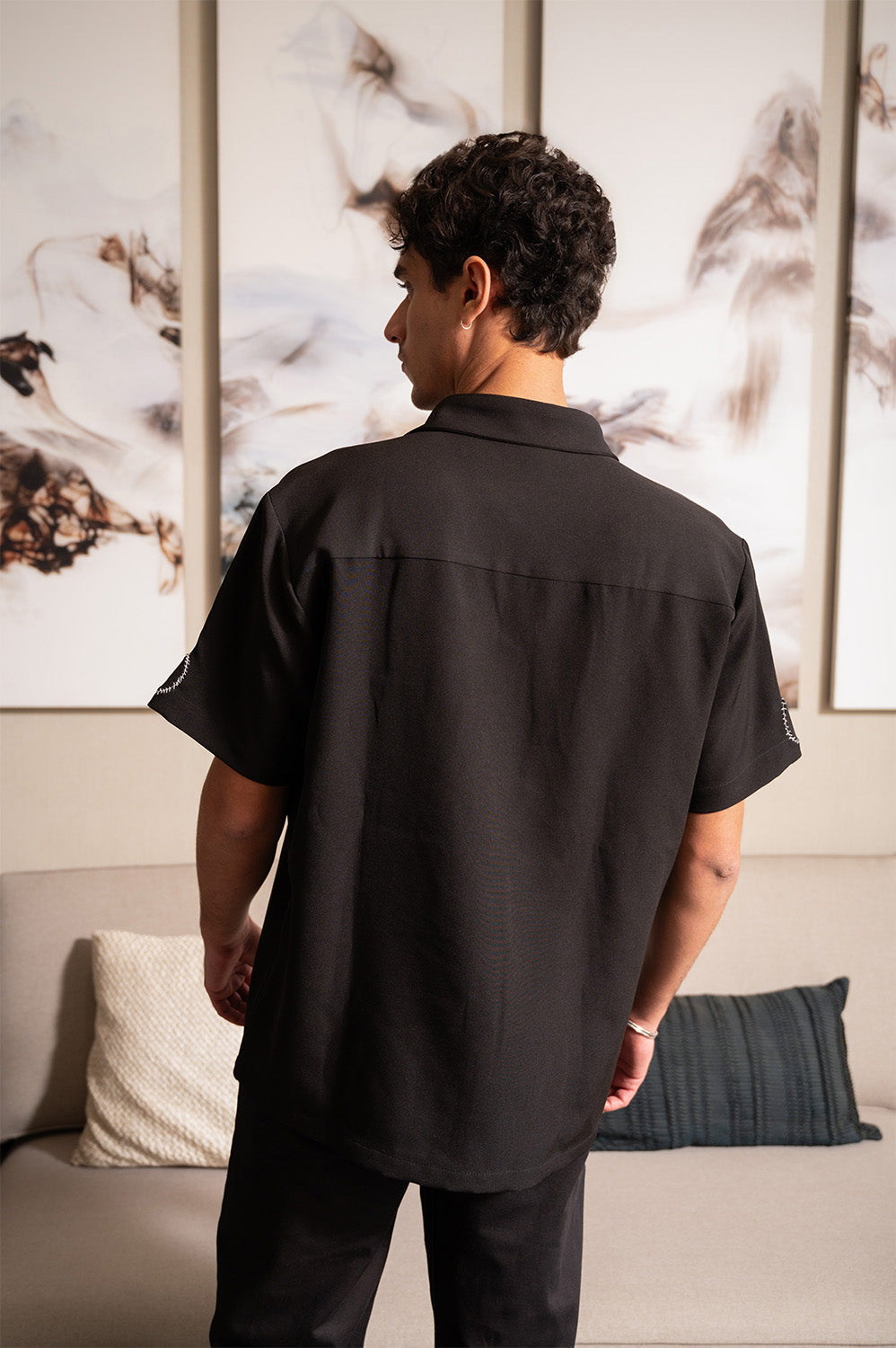 The Geometry Shirt - Black
