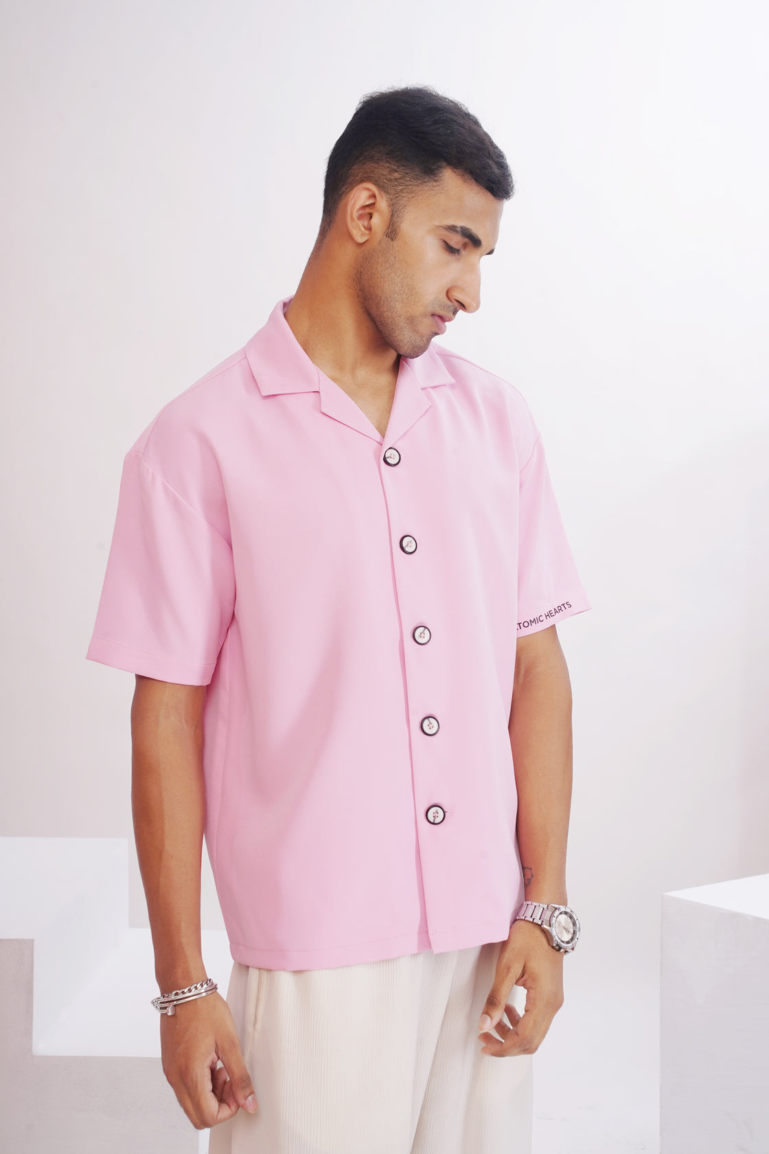 The horizon shirt - Baby Pink