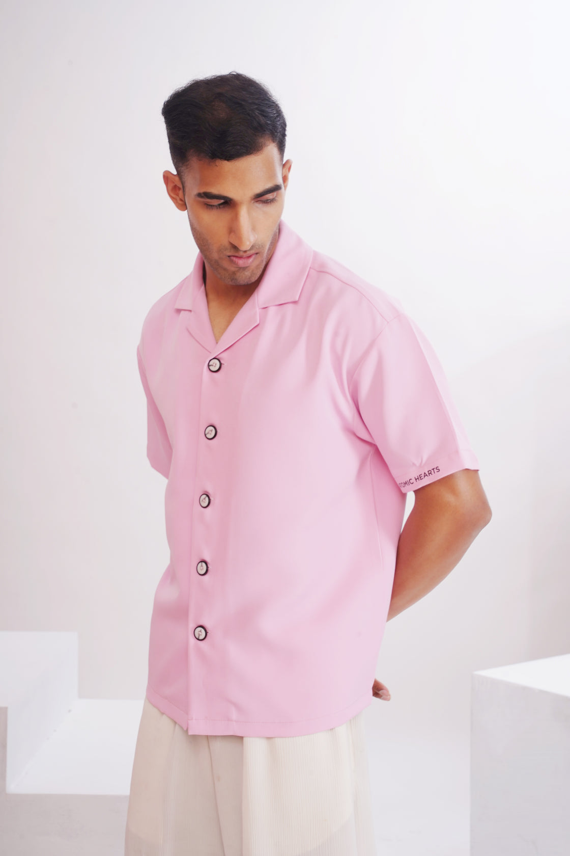 The horizon shirt - Baby Pink