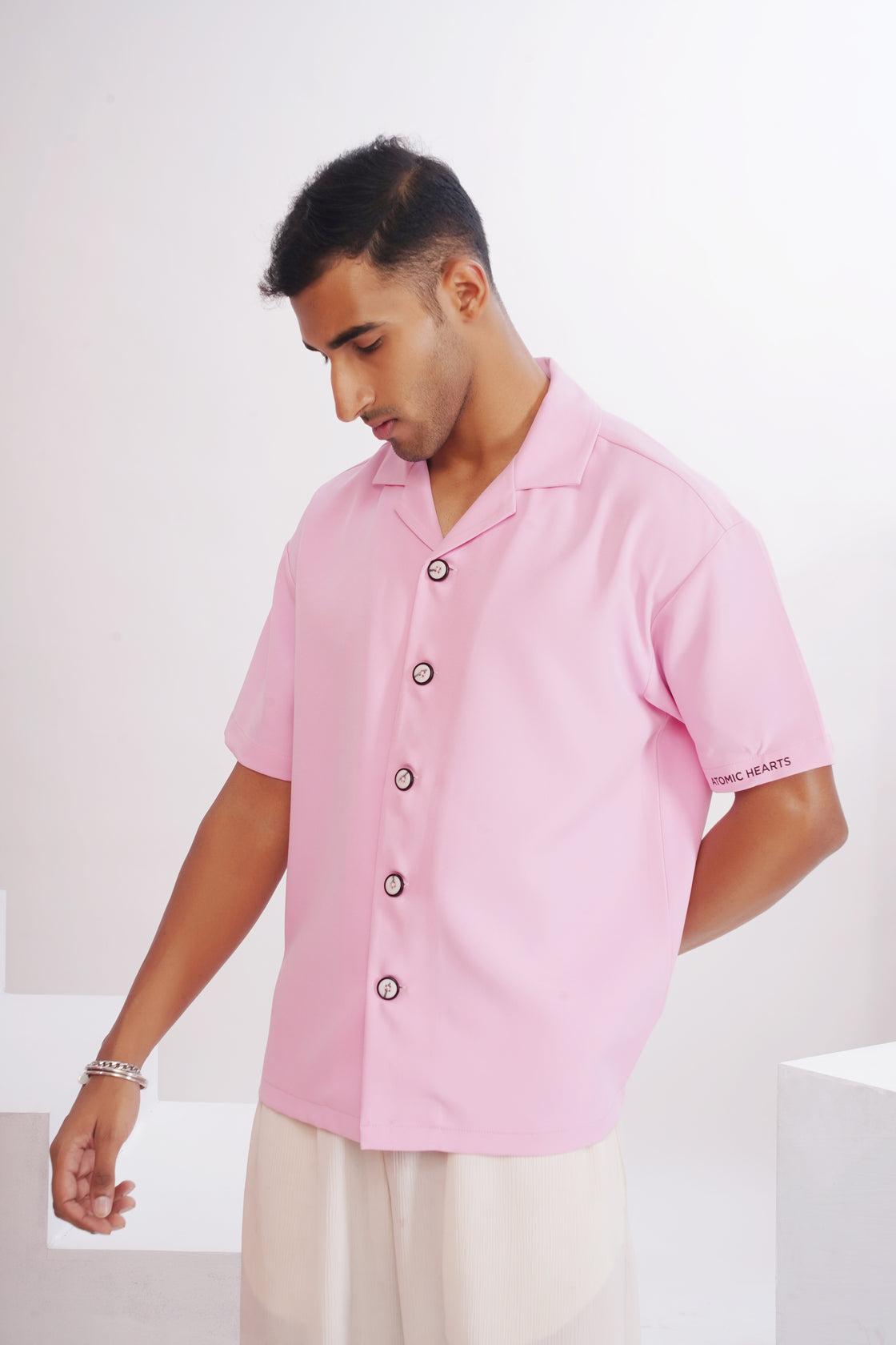 The horizon shirt - Baby Pink