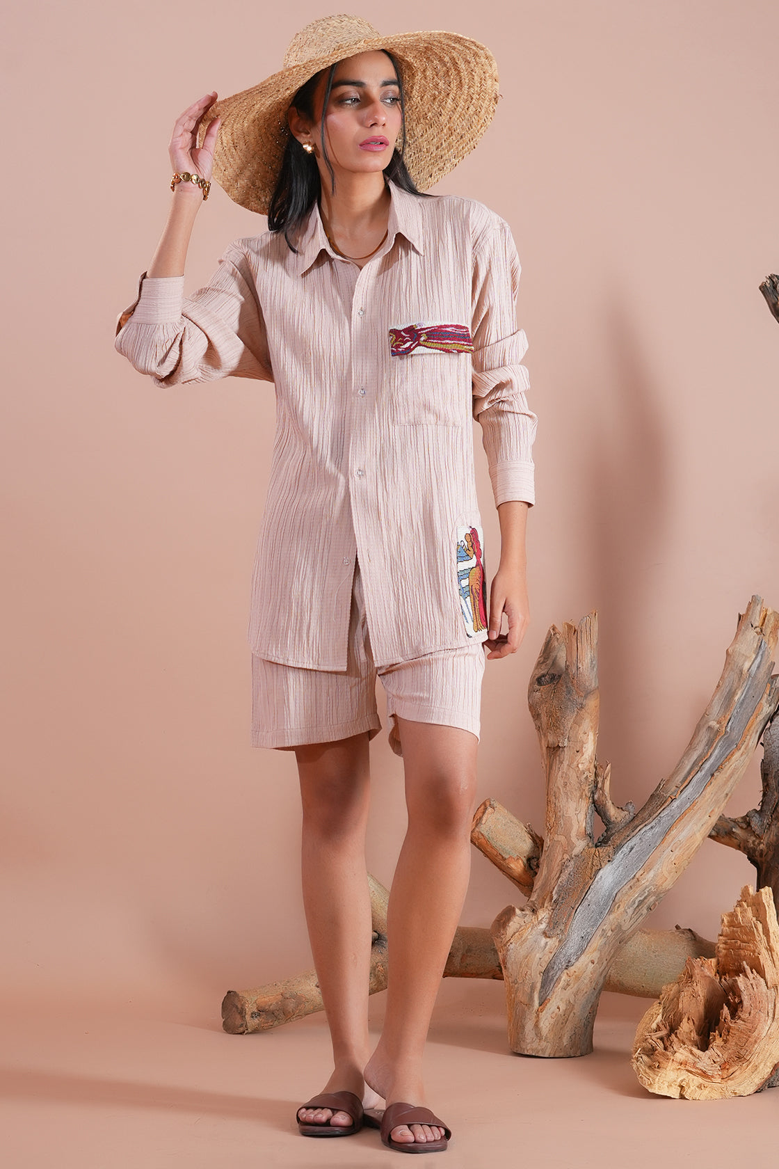 Muted Edge Crinkled Set