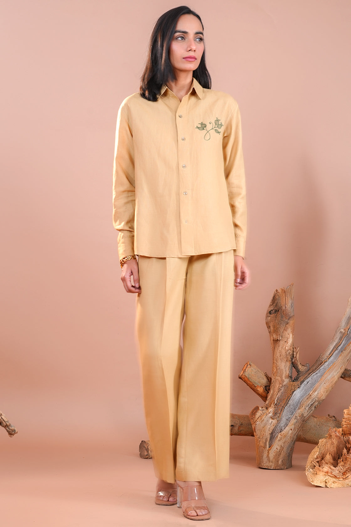 The Mustard Linen Shirt