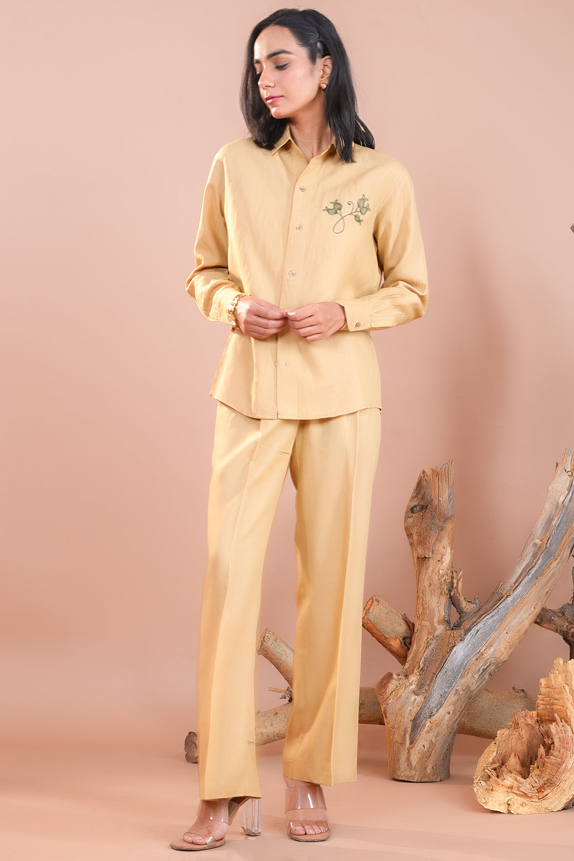 The Mustard Linen Set