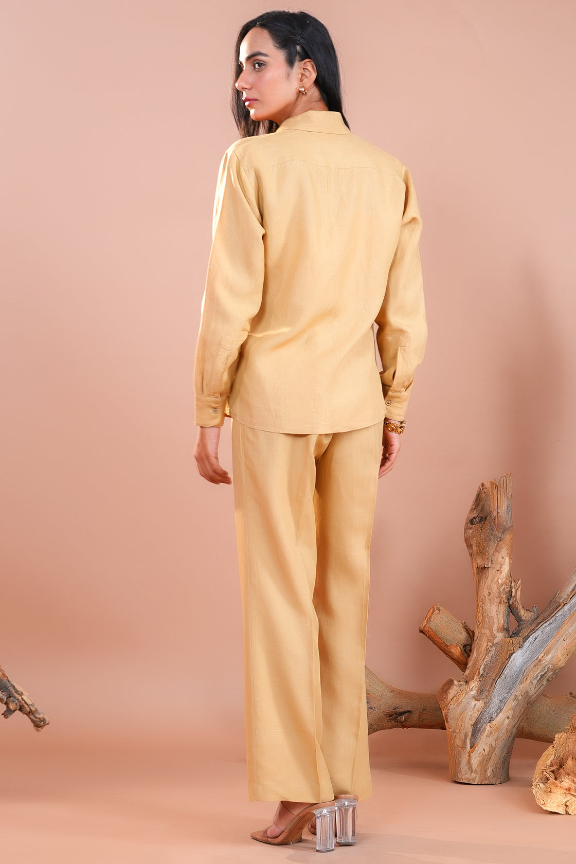 The Mustard Linen Shirt