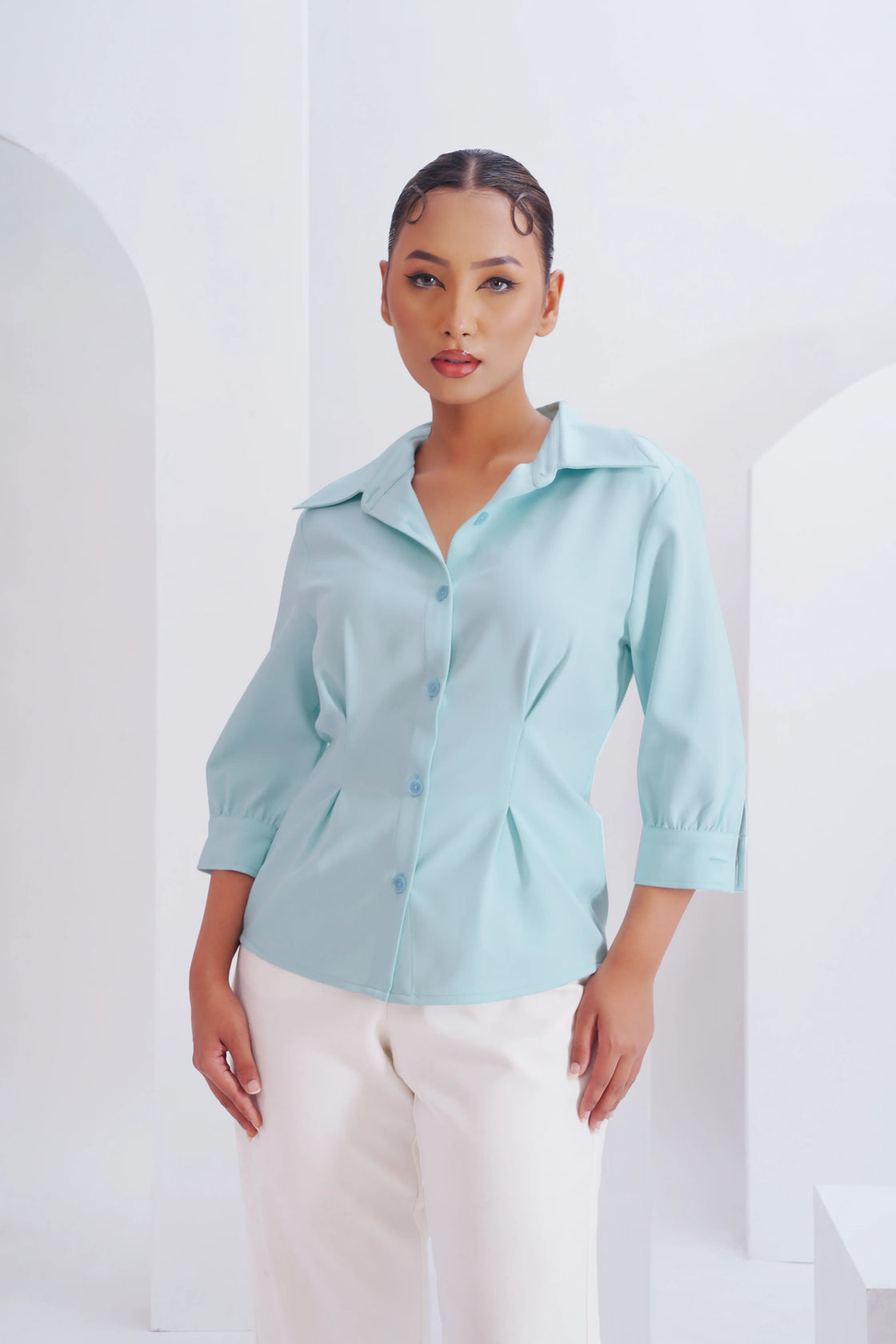 The Breeze blouse - light blue