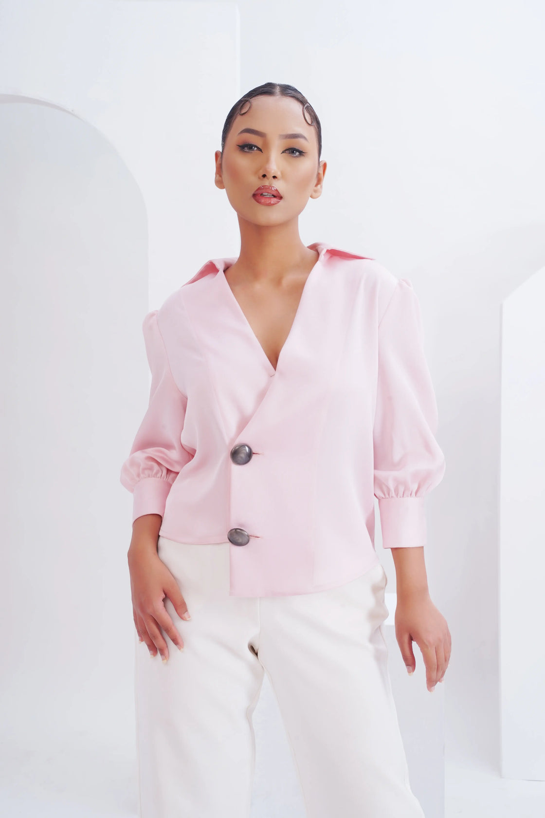 The chic canvas top - Pink