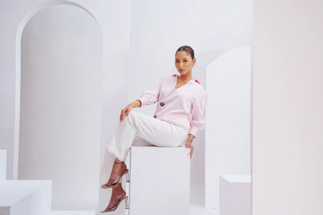 The chic canvas top - Pink