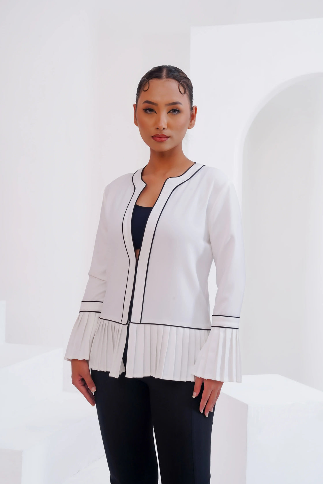 The elegance top - White