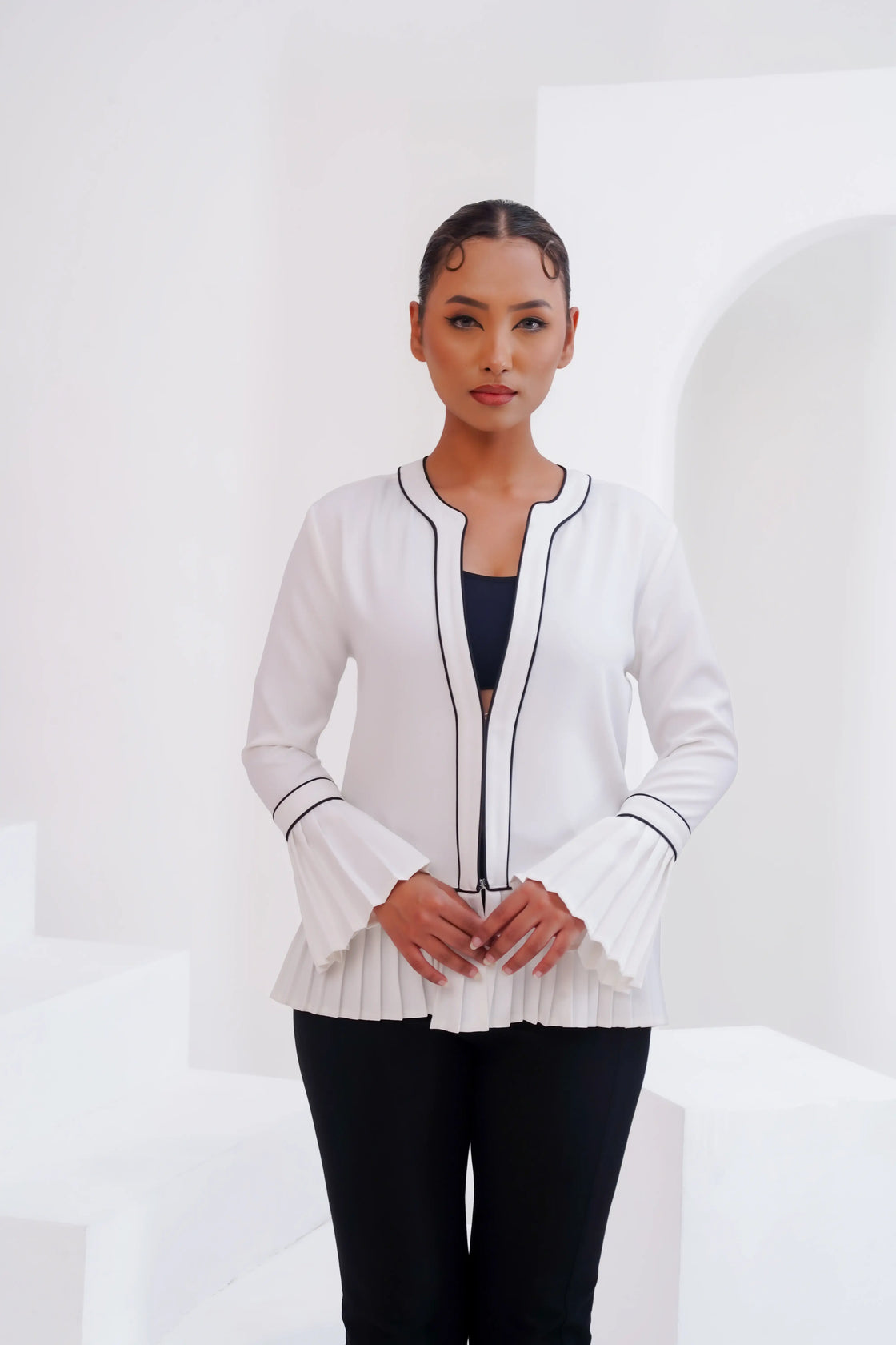 The elegance top - White